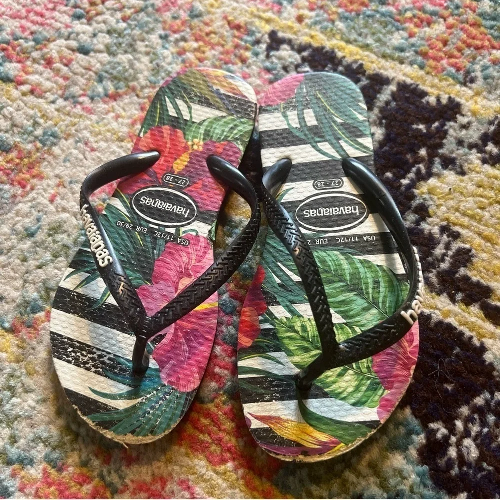 Havaianas Tropical Style, Size 11-12C